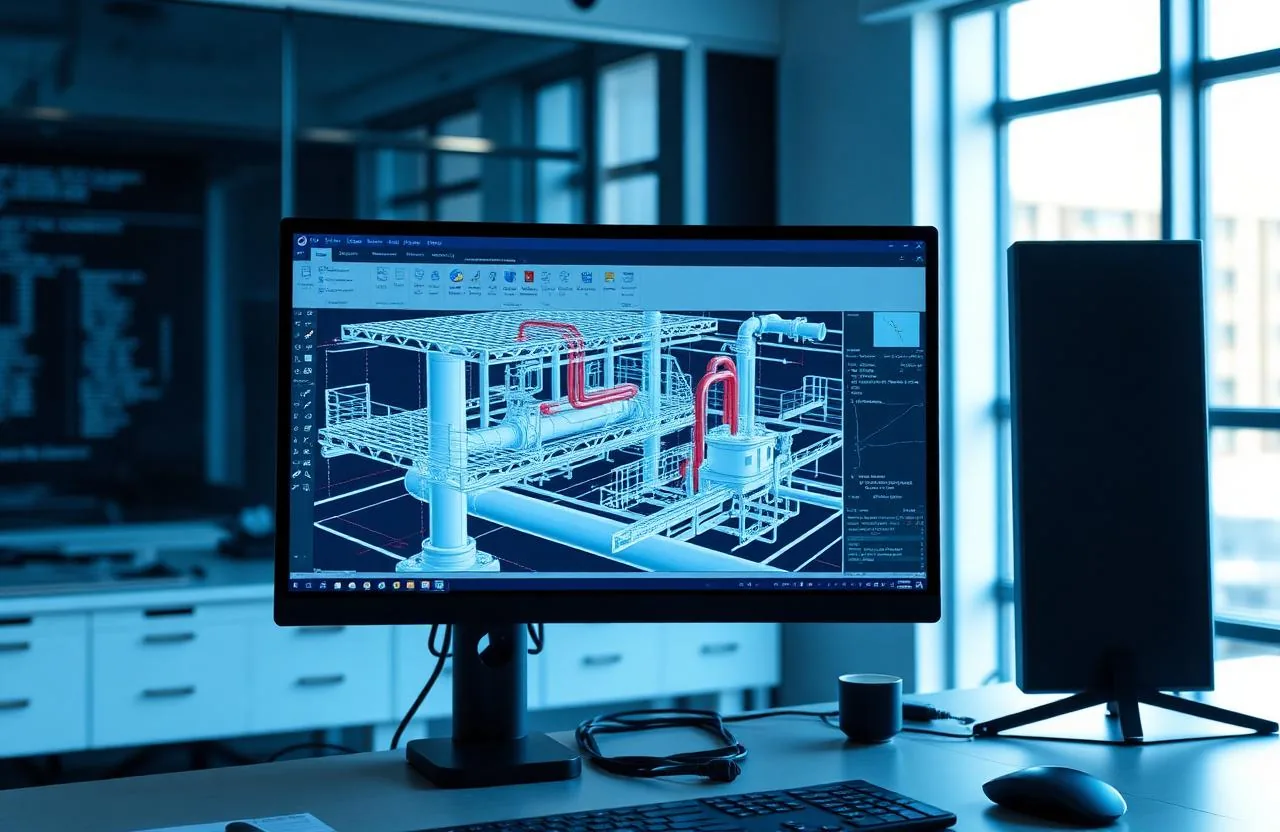 BIM & 3D CAD Modeling of Seismic Bracings